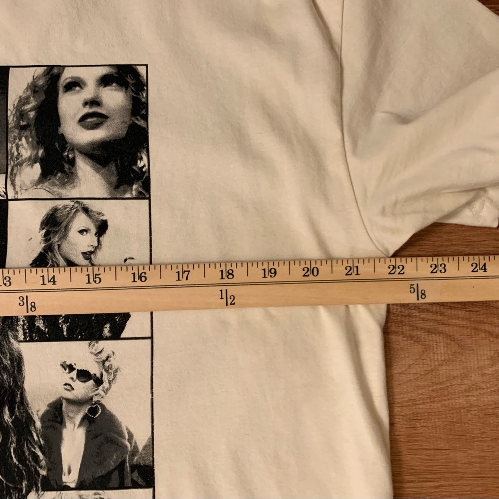 Taylor Swift Authentic Era’s Tour Cream Graphic Band T-Shirt Swiftie Large - Picture 7 of 11